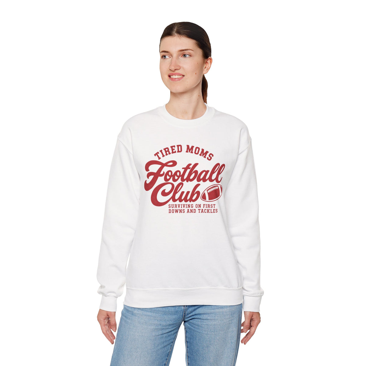 Tired Moms Football Club— Red Print
