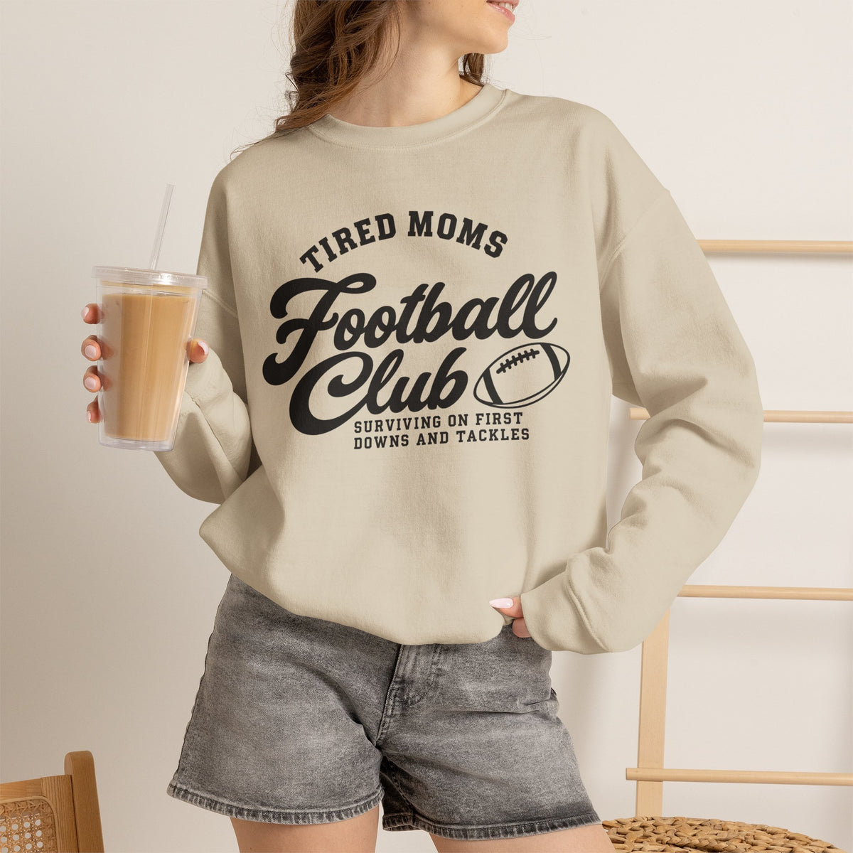 Tired Moms Football Club— Black Print