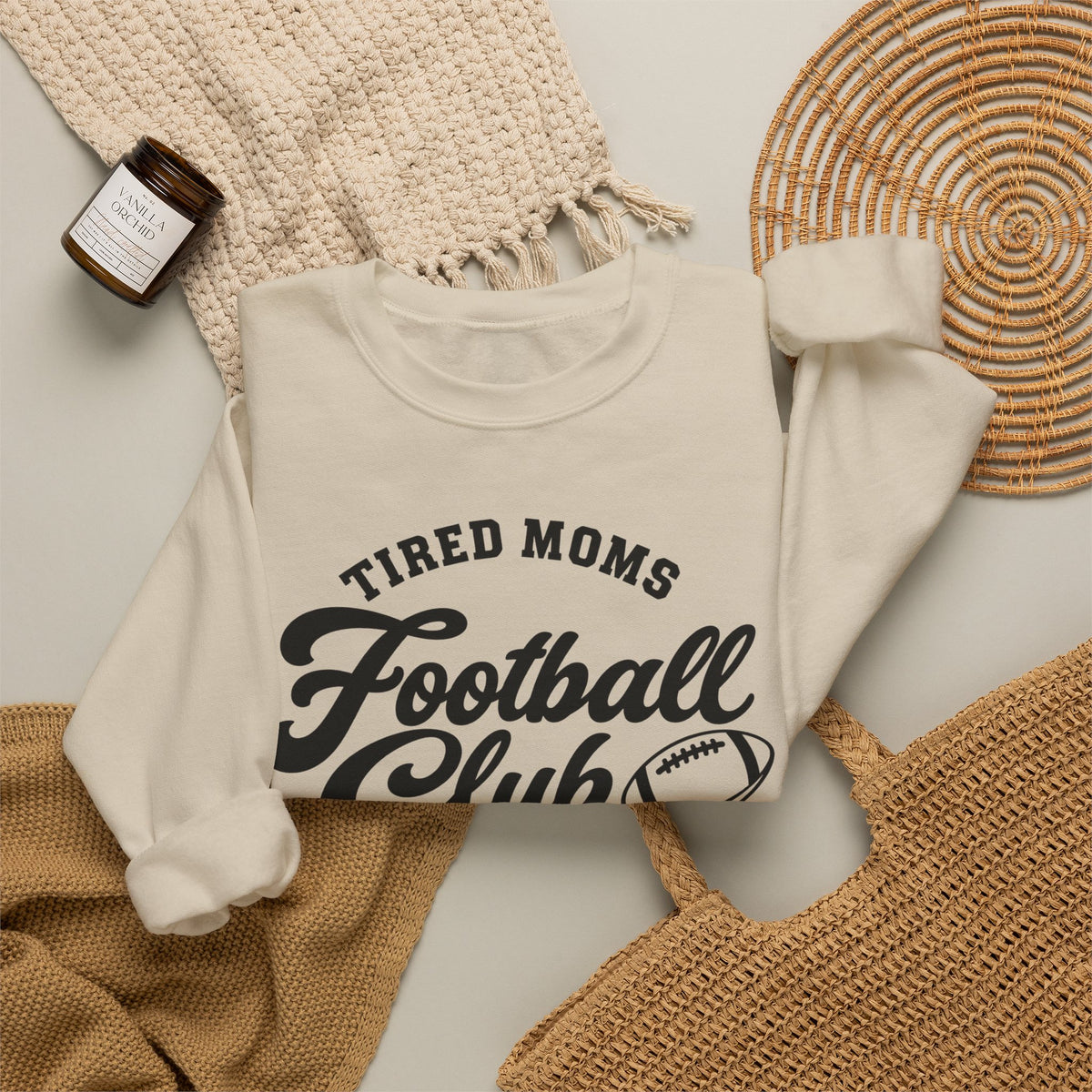 Tired Moms Football Club— Black Print