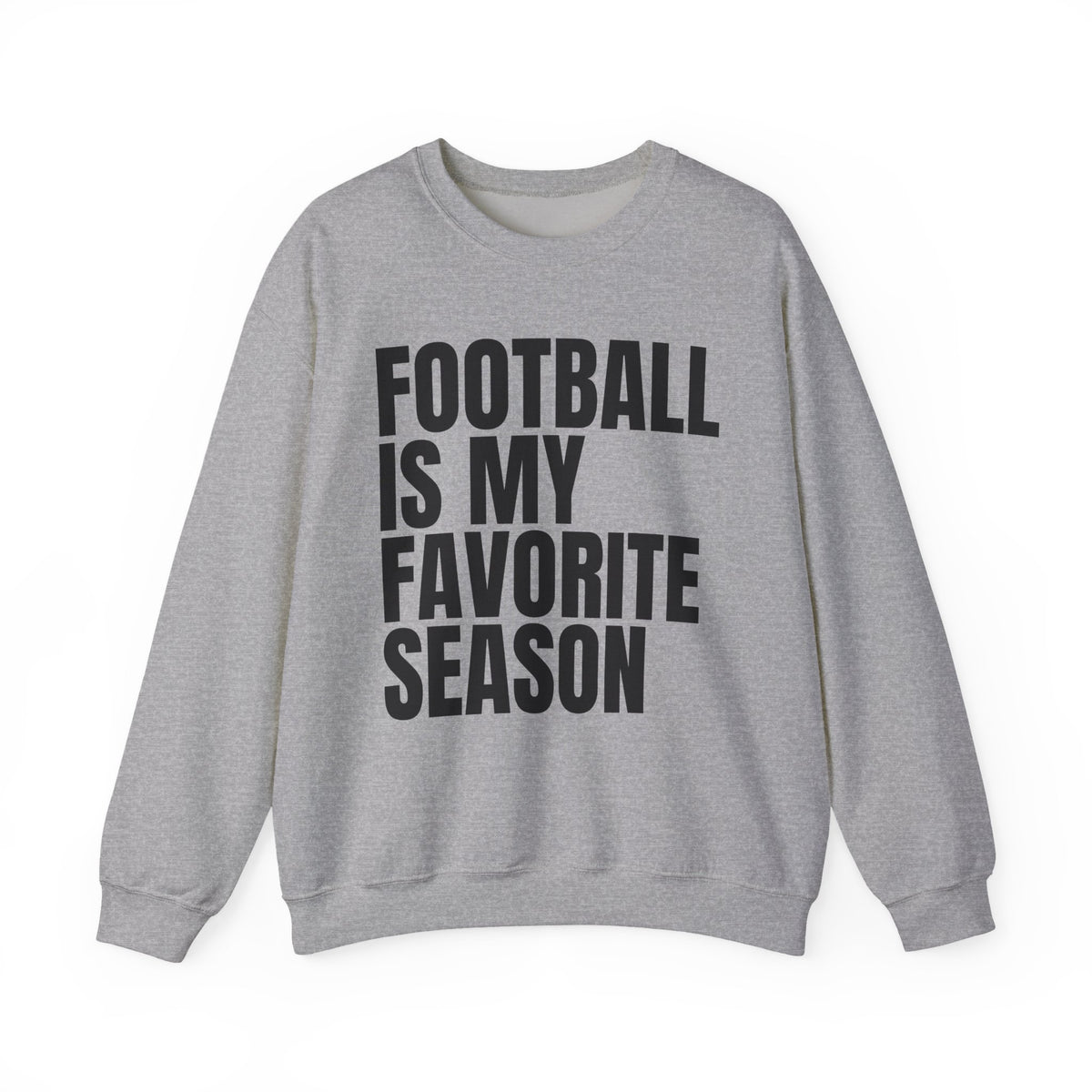 Football Is My Favorite Season Crewneck Sweatshirt