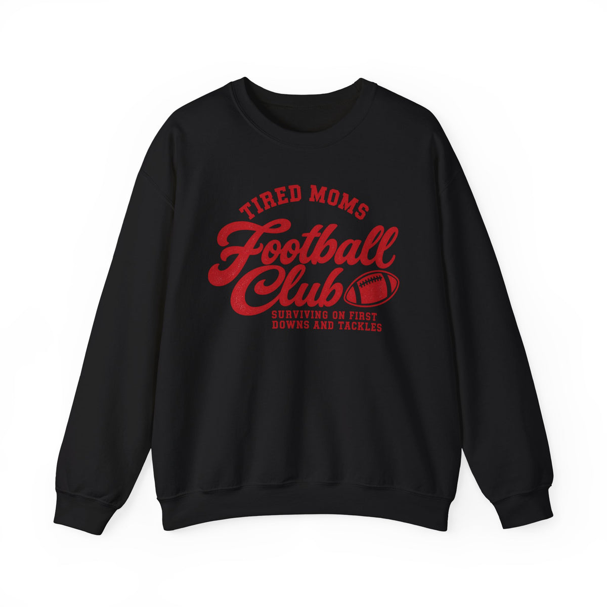 Tired Moms Football Club— Red Print