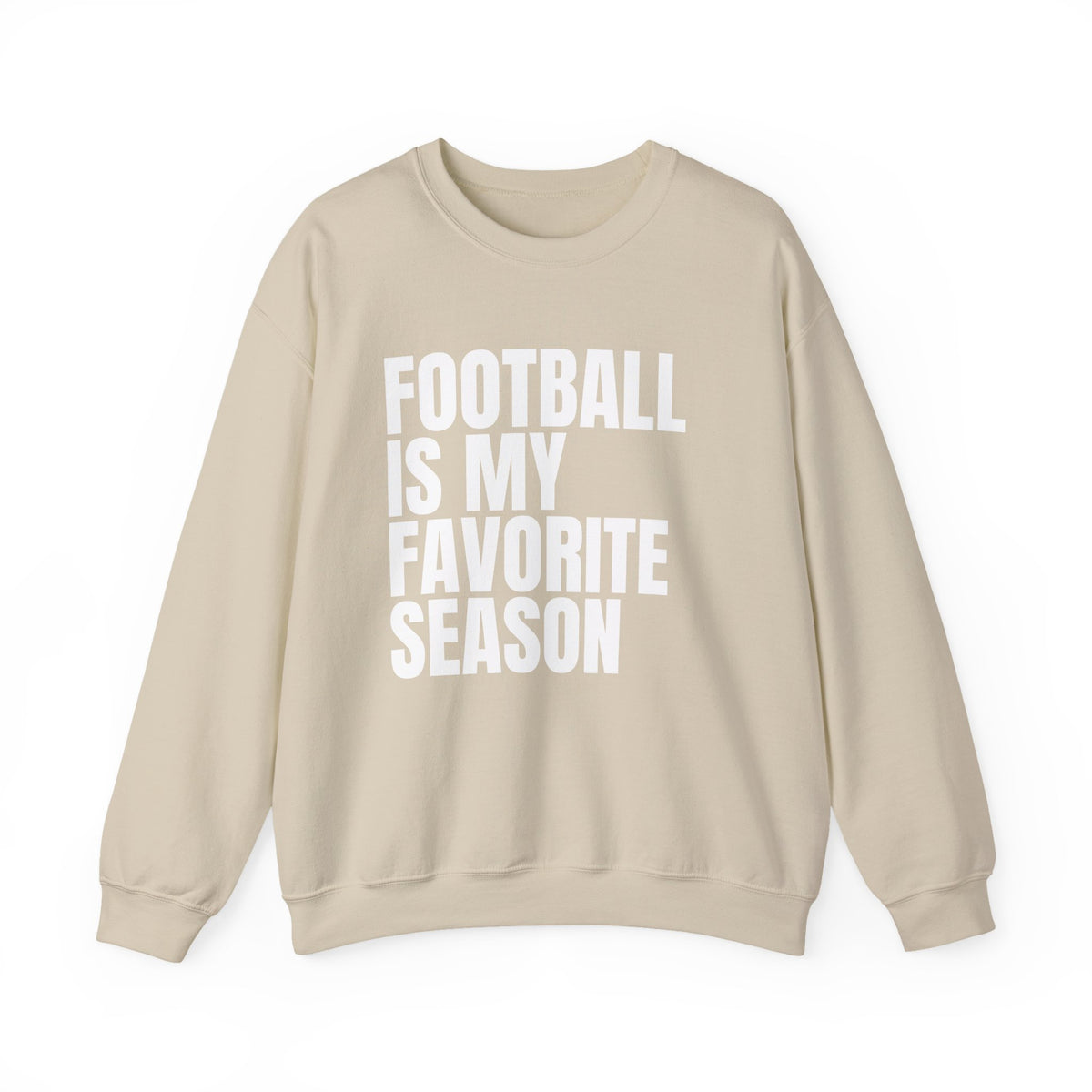 Football Is My Favorite Season Crewneck Sweatshirt