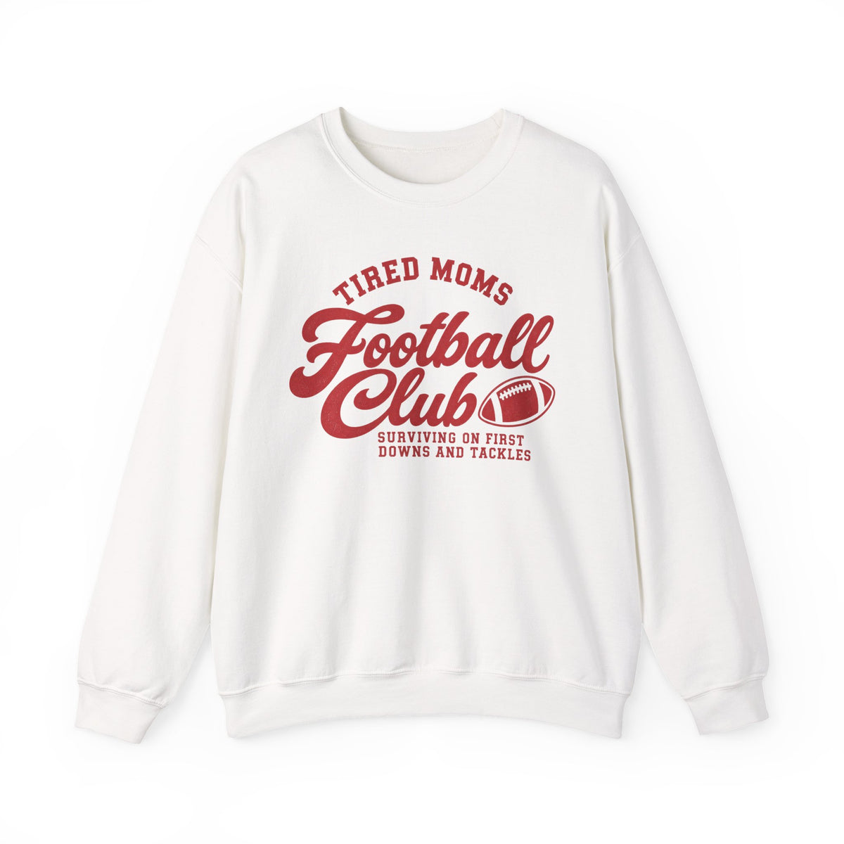 Tired Moms Football Club— Red Print