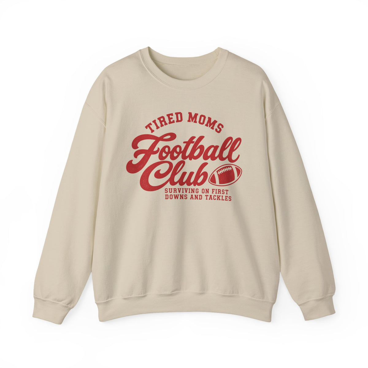 Tired Moms Football Club— Red Print